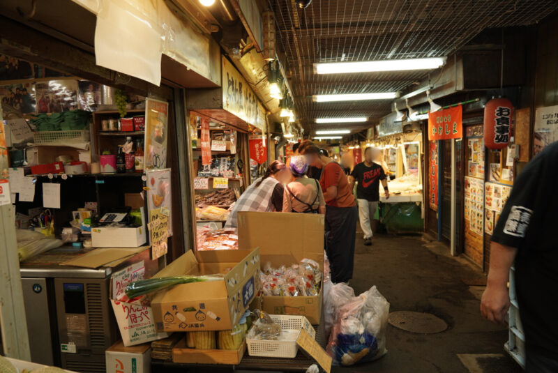 小樽　三角市場　通路