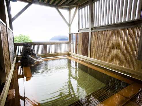 洞爺観光ホテル　日帰り温泉　露天風呂