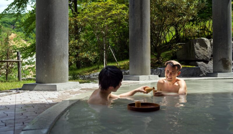 第一滝本館　日帰り温泉　露天風呂