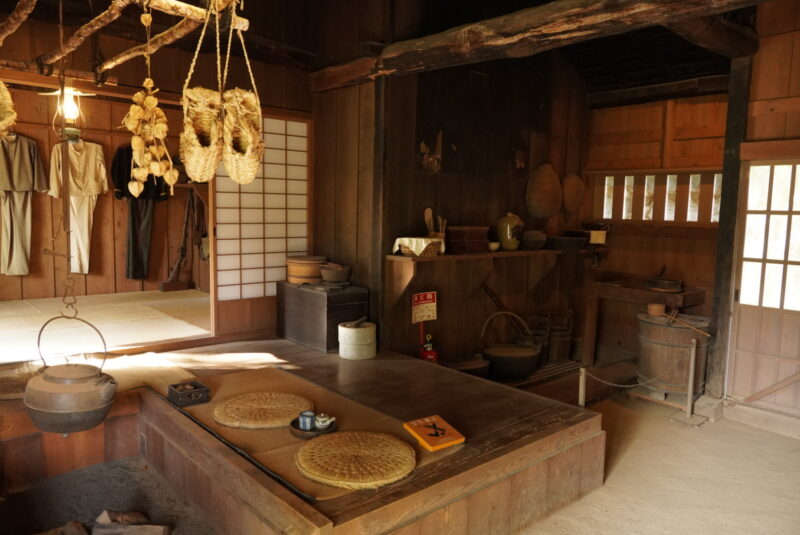 北海道開拓の村　屯田兵屋　屋内