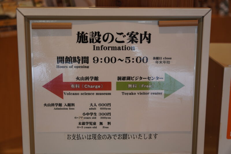 洞爺湖ビジターセンター　施設のご案内