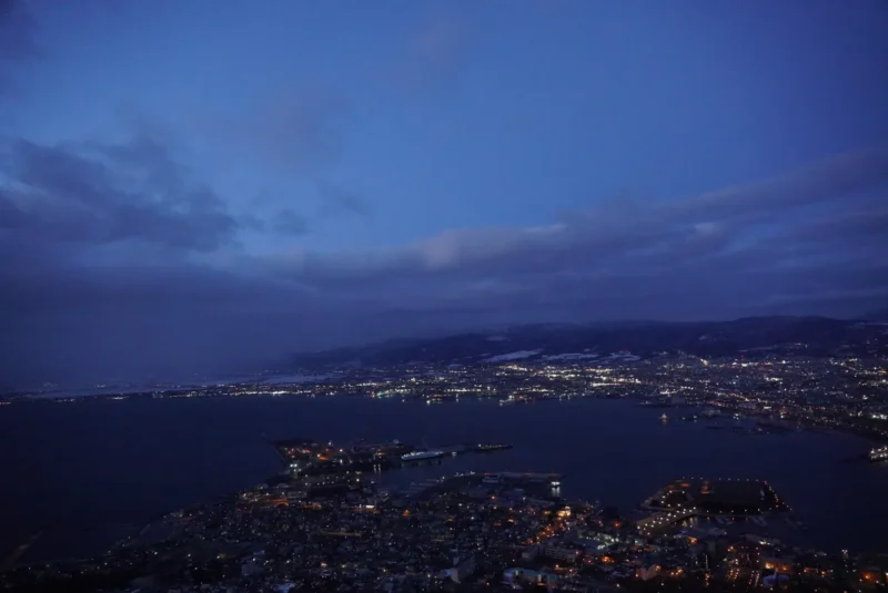 函館　ロープウェイ　夜景