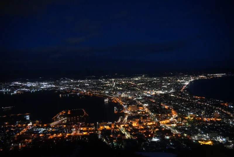 函館　ロープウェイ　夜景